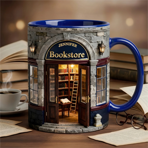 Custom Bookstore Mug - Personalized Coffee Mug - Book Lover Gifts