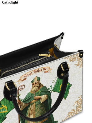 Catholight Saint Patrick's Devotion Leather Bag