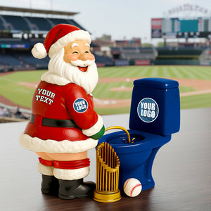 Santa’s Funny Rivalry Christmas Acrylic Plaque - Personalized Gifts For Fans 01HUDT131025