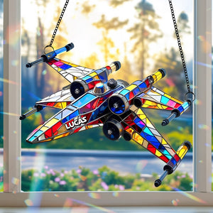 Spaceship Suncatcher - Personalized Gifts For Galaxy Lovers 05tgtn040825