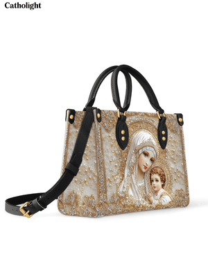 Catholight Heavenly Grace In Radiant Splendor Leather Bag