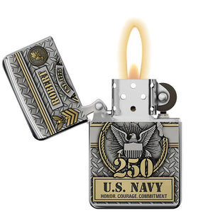 Military 250th Anniversary Flame Lighter, Personalized Gifts For Veteran 02qhtn300725