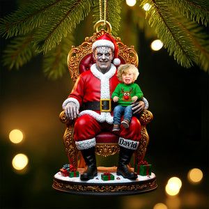 Horror Santa Custom Photo Ornament Christmas Gifts 01DTDT100925