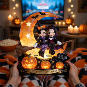Couple Halloween Acrylic Light Box Personalized Gifts For Couple 06PGDT010826