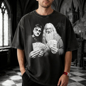 Funny Money Washed T-Shirt - Personalized Gifts For Fantasy Lovers 04palu261225