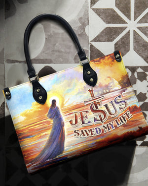 Jesus Saved In My Life Leather Bag 04acxn160425
