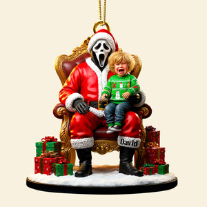 Horror Santa Custom Photo Ornament Christmas Gifts 01DTDT100925
