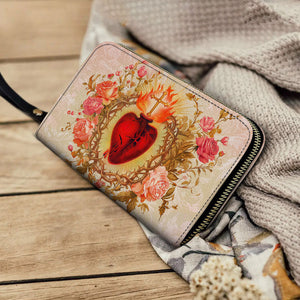 Sacred Heart of Grace Leather Wallet Purse 07acxn030425