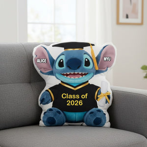 Graduation Shaped Pillow Personalized Gifts For Graduates 02natn081125