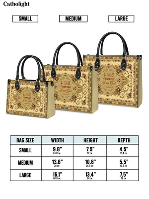 Catholight Psalm of Peace Leather Bag