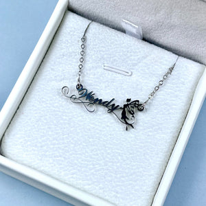 Personalized Name Necklace - Magic Fairy Charm 26-Homacus