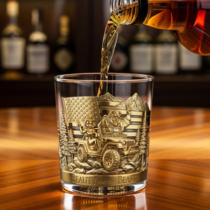 Fantastic Off-road Couple Drinking Glass - Personalized Gifts For Off-Road Lovers 01QHLU050925