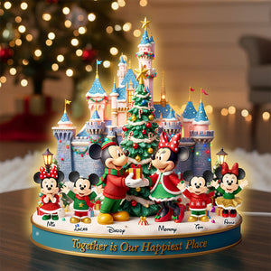 Happy Castle Light Box Personalized Gifts For Family 05PGDT041125