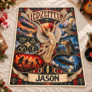 Led Zeppelin Rock Band Blanket - Personalized Gifts For Music Lovers 05naqn121026