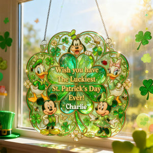 Patrick's Day Suncatcher Ornament - Personalized Gifts For Friends 02pamg130226