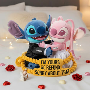Cute Aliens Couple Shaped Pillow Personalized Gifts For 01natn101225