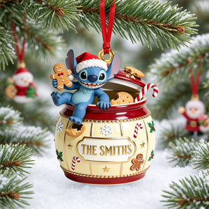 Playful Buddy Jam Jar Ornament - Personalized Gift For Christmas 06HADH021026