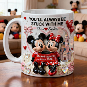 Cute Couple In Shirt Coffee Mug, Personalized Gifts For Couple 02qhlu210126