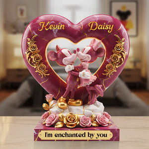 I'm Enchanted By You Acrylic Plaque - Personalized Gifts For Couples 02OHTA081225
