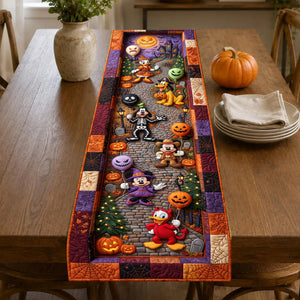 Ghoul Friends Quilted Table Runner - Personalized Halloween Gifts 02PAQN130826