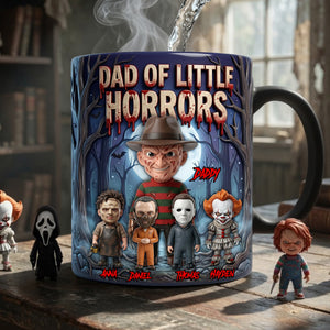 Dad Of Little Horrors Magic Mug - Personalized Gifts For Dad 02NALU050526-Homacus