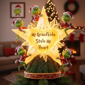 Funny Holiday Acrylic Christmas Tree Topper - Personalized Gifts For Grandma 05tgqn181125