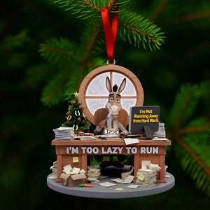 Work Hardship Christmas Ornament Personalized Gifts For Coworker 02PALU211125