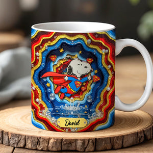Personalized Gifts For Superhero Fans Coffee Mug, Super Pup Hero 04tgtn220725