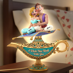 Romantic Couple Acrylic Light Box - Personalized Gifts For Couples 05kiqn161225