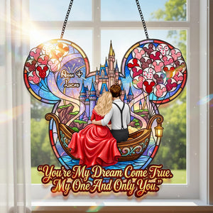 Dreamy Couple Boat Suncatcher - Personalized Gifts For Couples 05HUTN131225