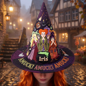Enchanted Quilted Witch Hat Personalized Gifts For Sisters 04TOTA120826