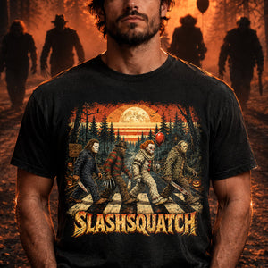 Through The Dark Woodland 2D Shirt, Personalized Gifts For Bigfoot Lovers 01qhdt180826