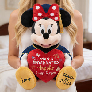 Cute Mouse Graduation Pillow - Personalized Gifts For Graduates 03natn130526