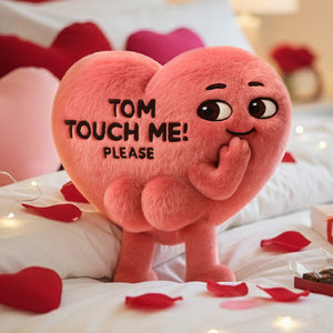 Funny Heart Custom Shape Pillow - Personalized Gifts For Couples 03natn291125