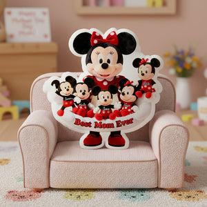 Best Mom Ever Custom Shaped Pillow - Personalized Gifts For Mother 02kita110226