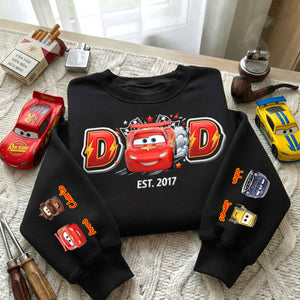 Racing Dad Crew Shirt - Personalized Father's Day Gifts 03nalu180526