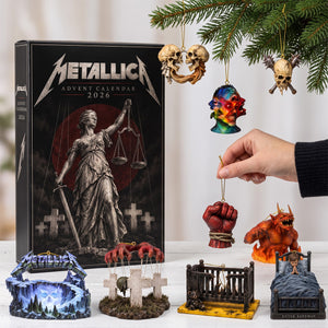 Metallica Collection Advent Calendar Blind Box - Personalized Christmas Gifts For Music Lovers 02qhtn291026