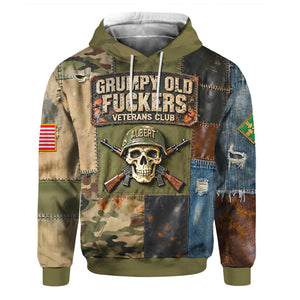 Military Skull Hoodie – Personalized Gifts For Veteran 05naqn230126