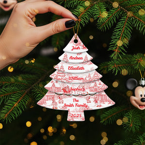 Family Christmas Tree Ornament Personalized Gifts For Family 03NATA230825