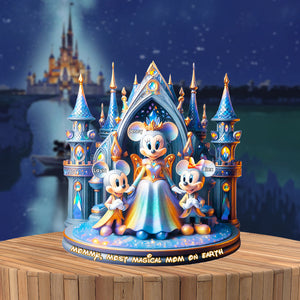 Personalized Gifts For Magical Mom Acrylic Plaque, Most Magical Mom On The Earth-Homacus