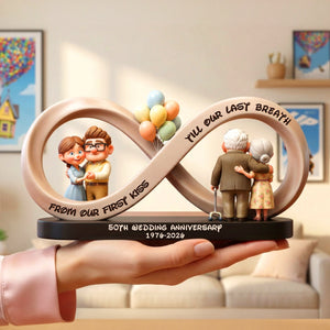 Our Love Story Acrylic Plaque - Personalized Gifts For Couple Plaque 03KIQN100226