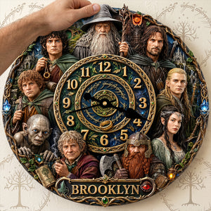 Fantasy Adventure Acrylic Hanging Wall Clock - Personalized Gifts For Fantasy Lovers 02hudt090726