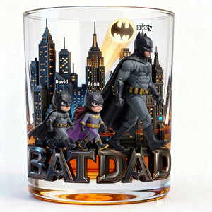Like a Normal Dad But Cooler Round Glass - Personalized Gifts For Dad 04OHQN190526
