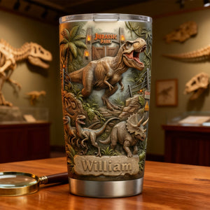 Dinosaur Tumbler Personalized Gifts For Dinosaur Lovers 01patn170126