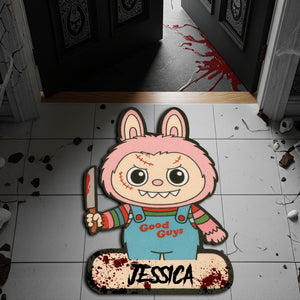 Creepy Bunny Horror Doormat - Personalized Gifts For Horror Fans 04HYLU160825