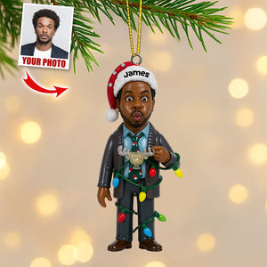 Funny Christmas Ornament - Custom Photo Gifts For Loved Ones 06huti260825