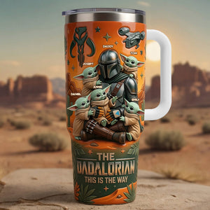 The Best Warrior Dad And Kids Tumbler - Personalized Gifts For Dads 03tylu010526