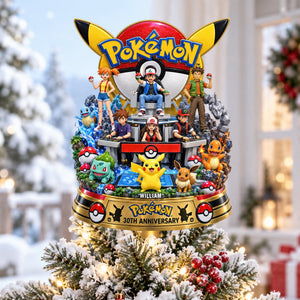 30th Anniversary Acrylic Christmas Tree Topper - Personalized Gifts For Game Lovers 01ohqn190926