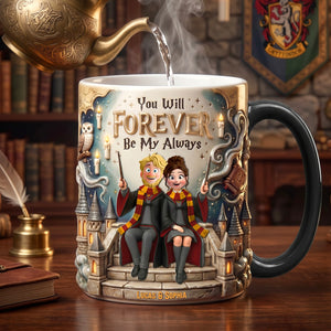 Forever Love Heat Changing Mug - Personalized Gifts For Couples 01natn280526