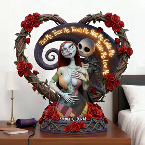 Playful Skeleton Couple Light Box - Personalized Gift For Couples 01HULU311225